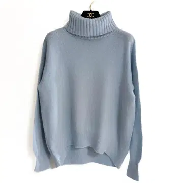 스픽 앤 스팬 캐시미어 울 터틀 풀오버 니트