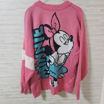 [ M ] PLAZA 한정판 디즈니 미니 긴팔 가디건 핑크