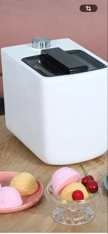 사전 냉각 불필요! 펠티어식 아이스크림 메이커 화이트