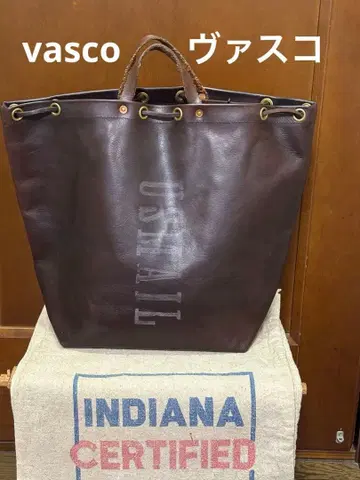 [새상품급] VASCO/바스코/레더 메일 퍼스 백