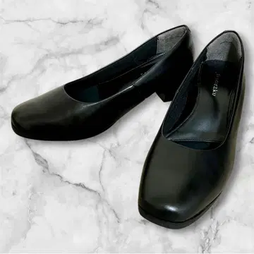 후와라쿠 펌프스 블랙 비즈니스 포멀