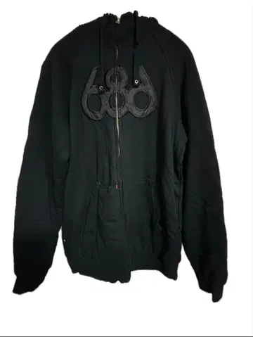 USED 상품 686 블랙 후드 부착 후드티 M