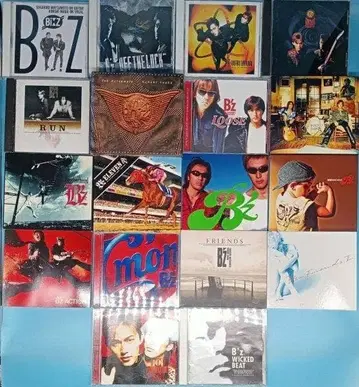 B'z CD 앨범 모음 18장 세트 이나바 코시 마츠모토 타카히로 비즈
