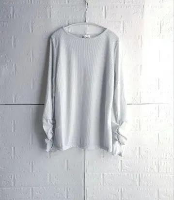 차오패닉 라메 믹스 그레이 긴팔 T셔츠