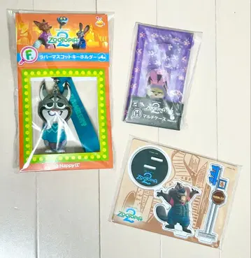 주토피아 2 해피 복권 파우버트 피닉 니블스 러버 마스코트