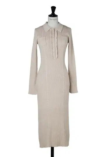 Herlipto 마고 니트 롱 드레스