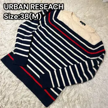 URBAN RESEARCH 패널 보더 KNIT 니트 가을/겨울 스웨터