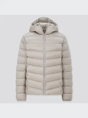 유니클로 울트라 라이트 다운 후드티 LIGHT GLAY 라이트 그레이