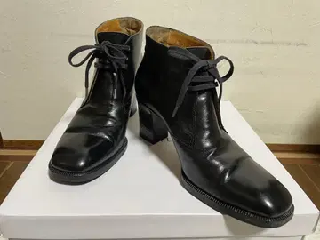 랄프 로렌 컬렉션 가죽 숏부츠