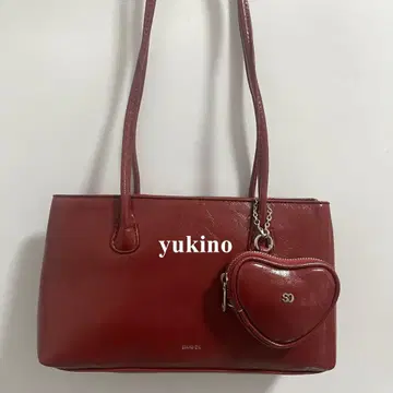 STAND OIL 빨간색 숄더백