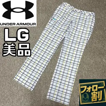 [ 팔로우 할인 ] 새상품급 언더아머 골프 팬츠 남성용 LG 체크 무늬