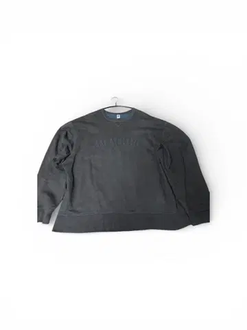 GAP 다크 그레이 크루넥 트레이닝복 속기모