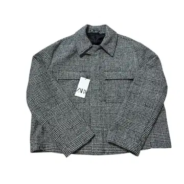 ZARA 체크 무늬 자켓