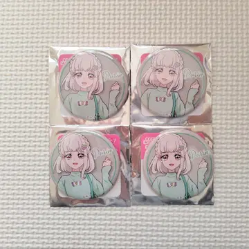 너와 아이돌 프리큐어 캔뱃지 사이좋게 쇼핑 다나카 푸린 4개