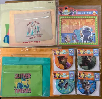 주토피아 캔 거울, 스티커, 지퍼 백