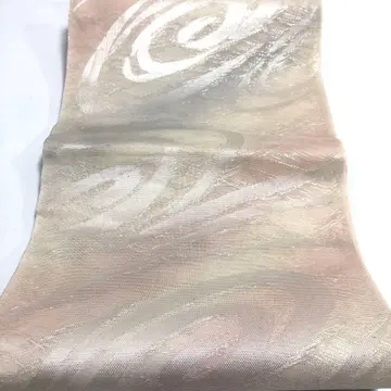 a48 순수 실크 여름 오비 육통 후쿠로 오비 은사 기모노