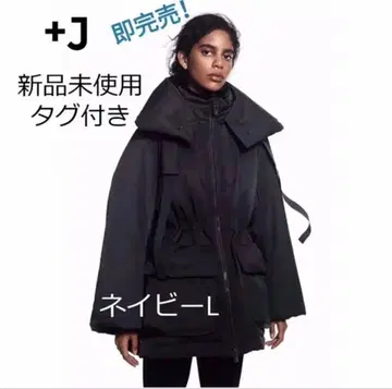 [ 미사용 새상품 ] 완판! 택 포함 +J 하이브리드 다운 숏코트