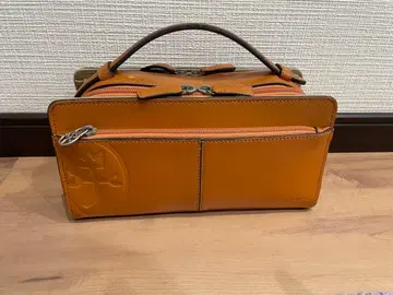 까스텔바작 w 지퍼 천연 가죽 세컨드 백