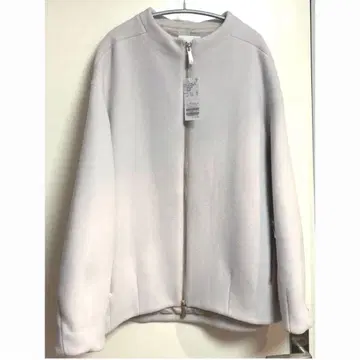 택 포함 새상품 NOBLE MTR 레이즈드 넥 지퍼 코트 내추럴 38