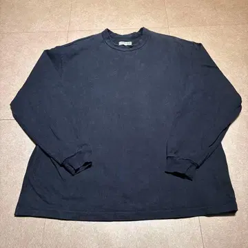 CAHLUMN 트레이닝복 맨투맨 헤비웨이트 블랙 무지 XL