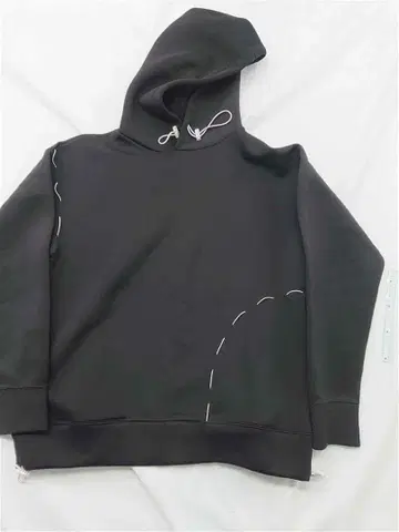 언쓰리 UN3D. 드로우 스트링 후드티 블랙 계열 여성용