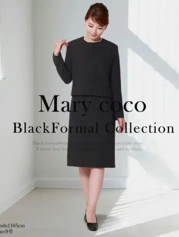 여성용 상복 포멀 블랙 포멀 수트 워셔블 올 시즌