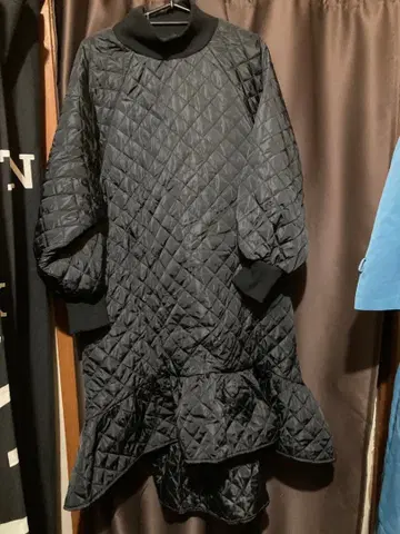 모드 스타일 퀼트 원피스