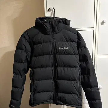 mont-bell 파마프로스트 라이트 다운 블랙 윈드스토퍼