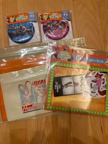 주토피아 캐릭터 굿즈 세트