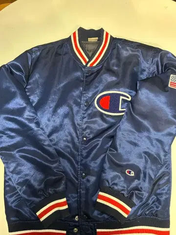 챔피온 바시티 자켓 네이비 M