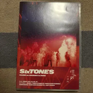 SixTONES 라이브 DVD 3개 세트