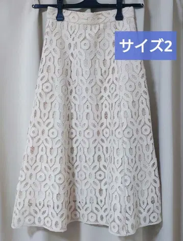 새상품급 LOULOU WILLOUGHBY 서클 레이스 스커트 사이즈 2