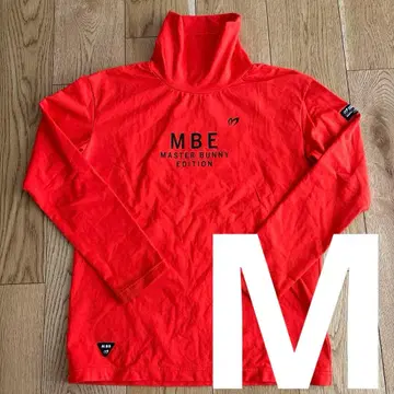 MASTER BUNNY EDITION 골프 셔츠 오렌지 하이넥