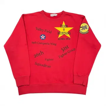 AVIREX/26주년 한정판 모델/크루넥 맨투맨