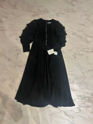 Embellished Satin Long Dress