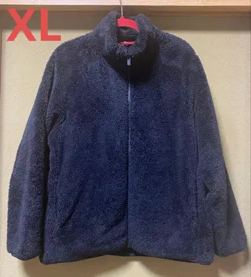 유니클로 보아 플리스 자켓 XL 블랙