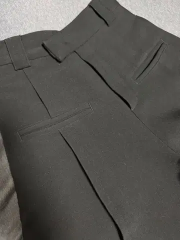 Fax Copy Express 와이드 슬랙스 블랙 S