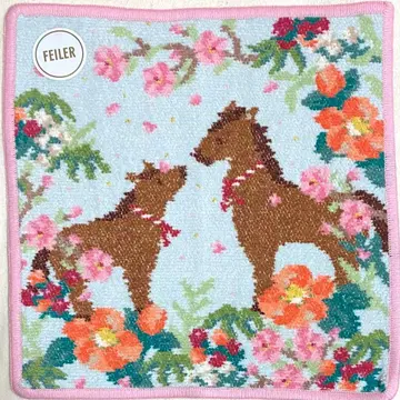 페일러 타월 손수건 우마 2026 페일 블루 x 페일 핑크