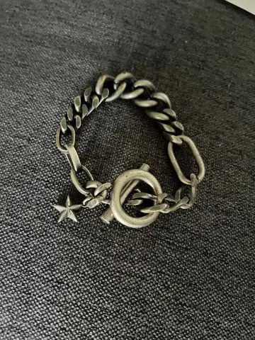 PaulSmith 실버 체인 팔찌 별 모양 참