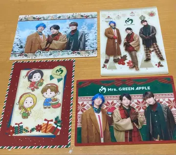 미사용 새상품 미세스 그린애플 비주얼 시트 4종 세트 로손