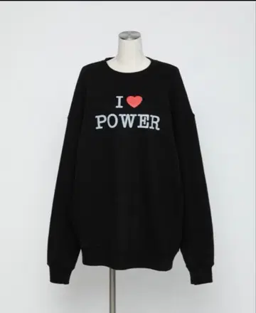 WCJ POWER 맨투맨 트레이닝복 양면 프린트