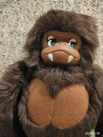 쇼와 레트로 1970년대 당시 물건 킹콩? 빅풋? 소프트 비닐 봉제 인형