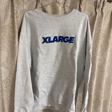 XLARGE 그레이 로고 트레이닝복