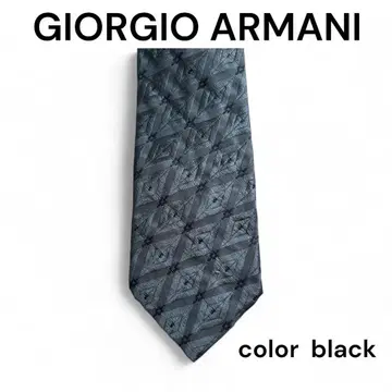 GIORGIO ARMANI 미사용 새상품 실크 넥타이 블랙 기프트 선물