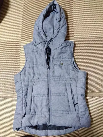 NAVY 퀼팅 다운 베스트