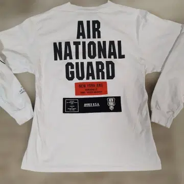 AIR NATIONAL GUARD 긴팔 셔츠 화이트