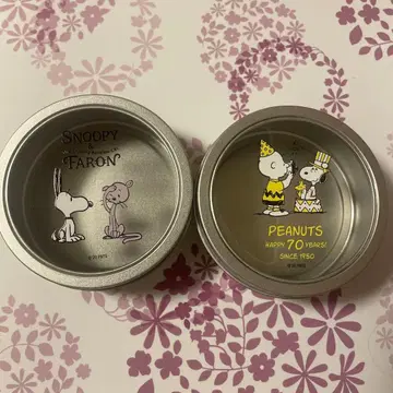 스누피 피너츠 70주년 캔 세트 새상품급