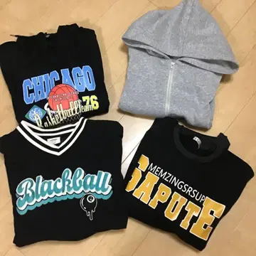 Blackball V넥 스포츠 웨어 블랙 세트 4