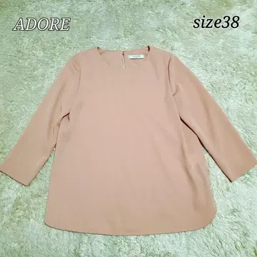 컨디션 최상 ADORE 긴팔 블라우스 포멀 베이지 38