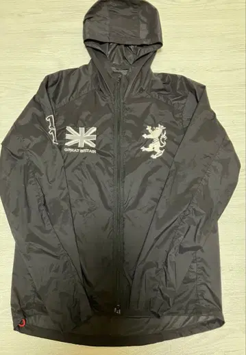 어드미럴 남성용 골프 아우터 후드 부착 블랙 L 사이즈